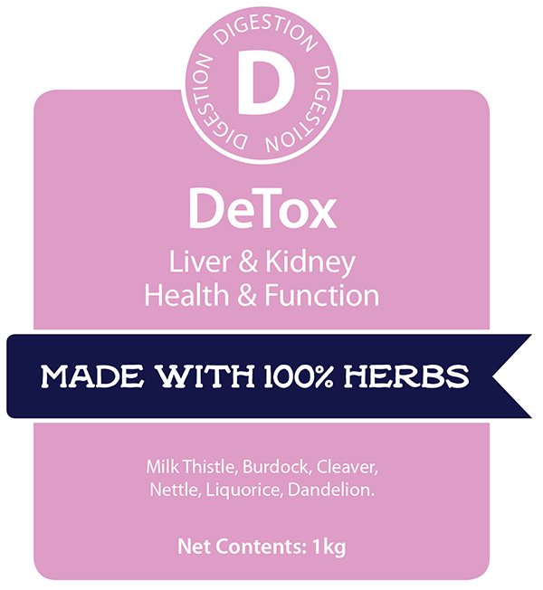DeTox - front label