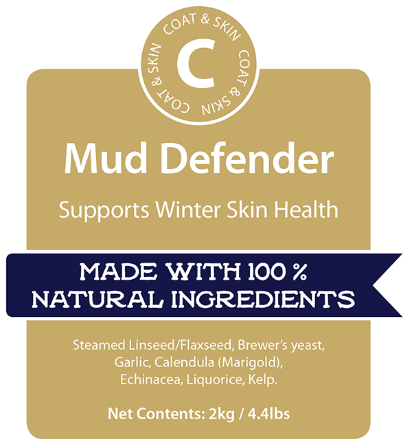 Mud Defender - front label