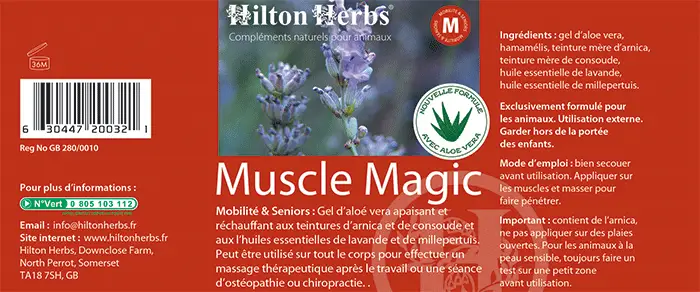 Muscle Magic - 250ml whole Label