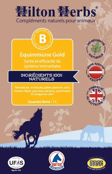 Equimmune Gold - back label