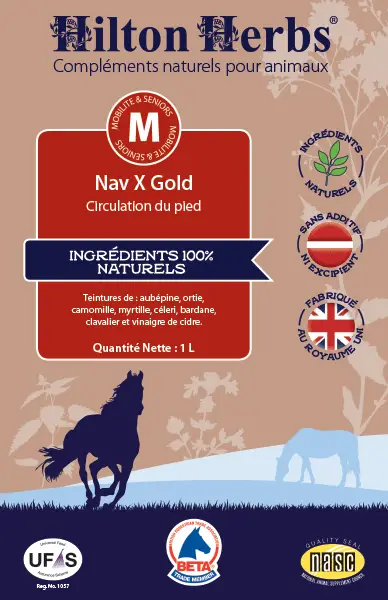 Nav X Gold - back label