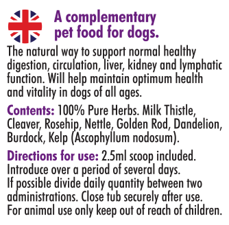 Vital Daily Health - UK text on label