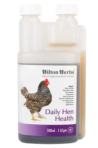 Daily Hen Health - 500ml bottle with best seller rosette