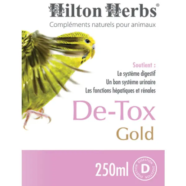 De-Tox Gold front label